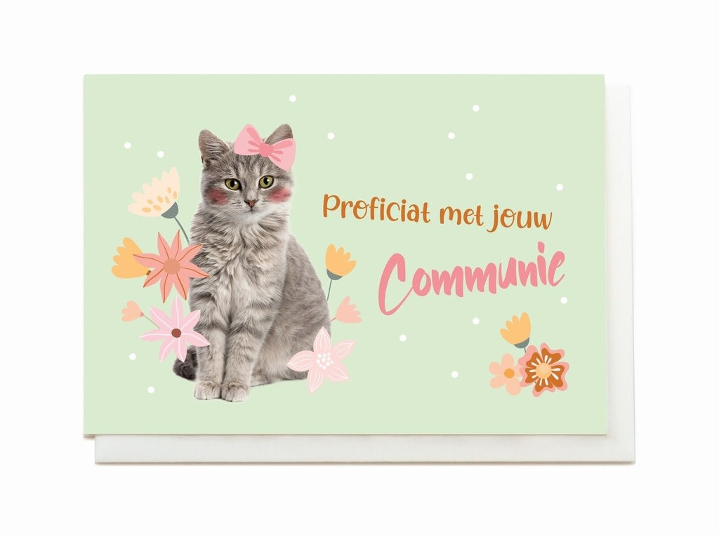 Enfant terrible: wenskaart - Proficiat met je communie