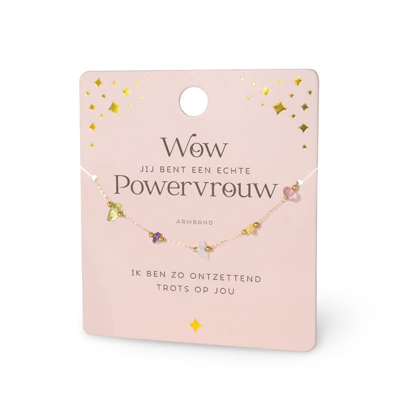 Miko: Edelsteen armband - Powervrouw