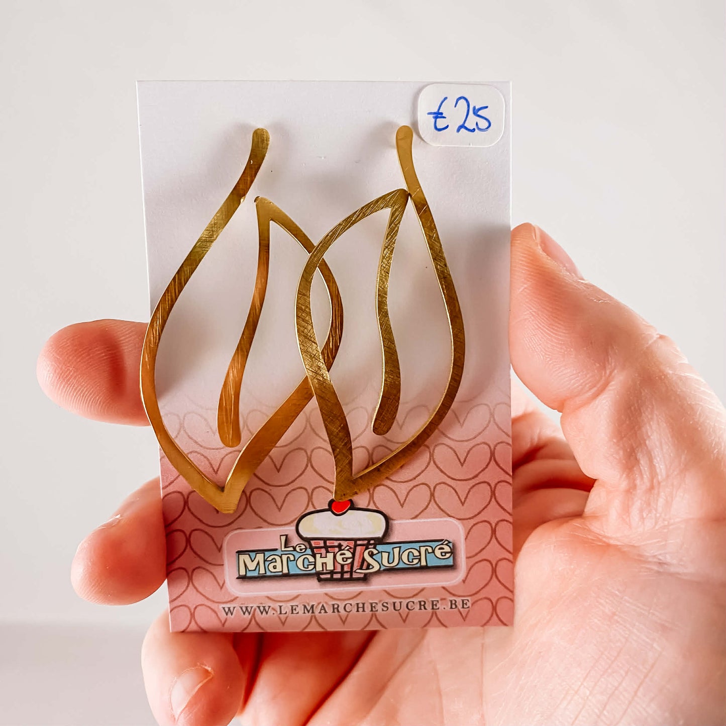 Le marché sucré: oorbellen - goud