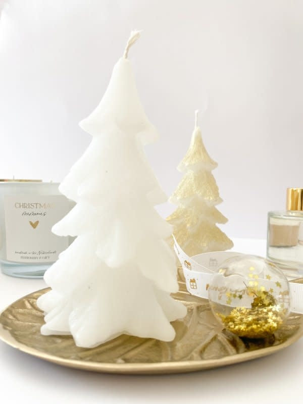 Stationery & gift Kerstboom Kaars | WIT