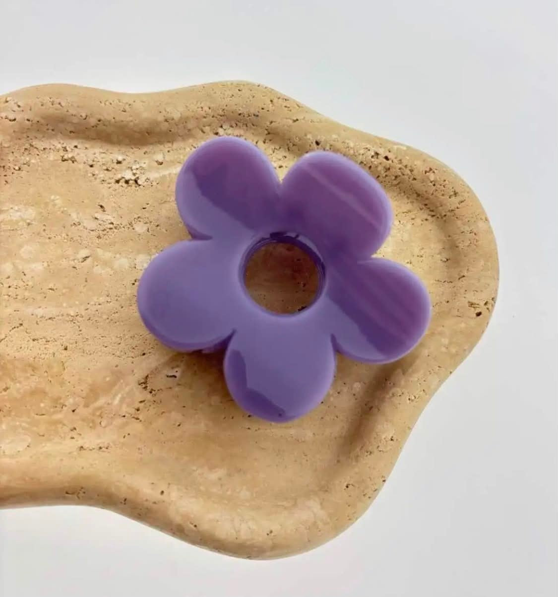 Wauw: Haarclip bloem - paars