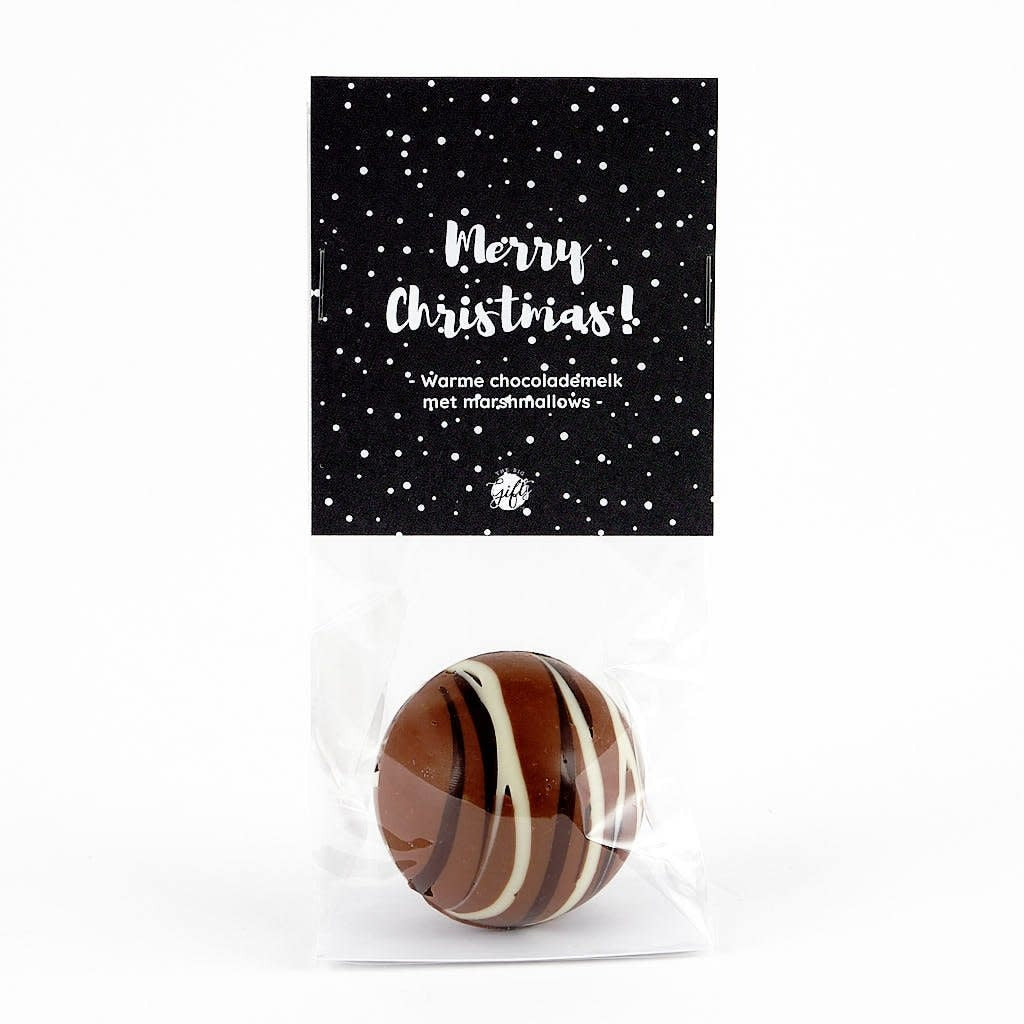 The big gifts: Chocolate bomb with marshmallows - Merry Christmas