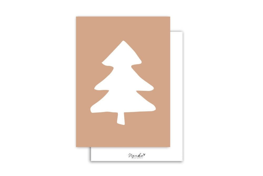 Nynke ontwerpt: Kaart | Kerstboom