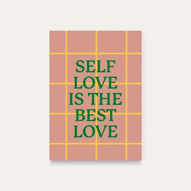 Dequ: kaart a6 - self love is the best love