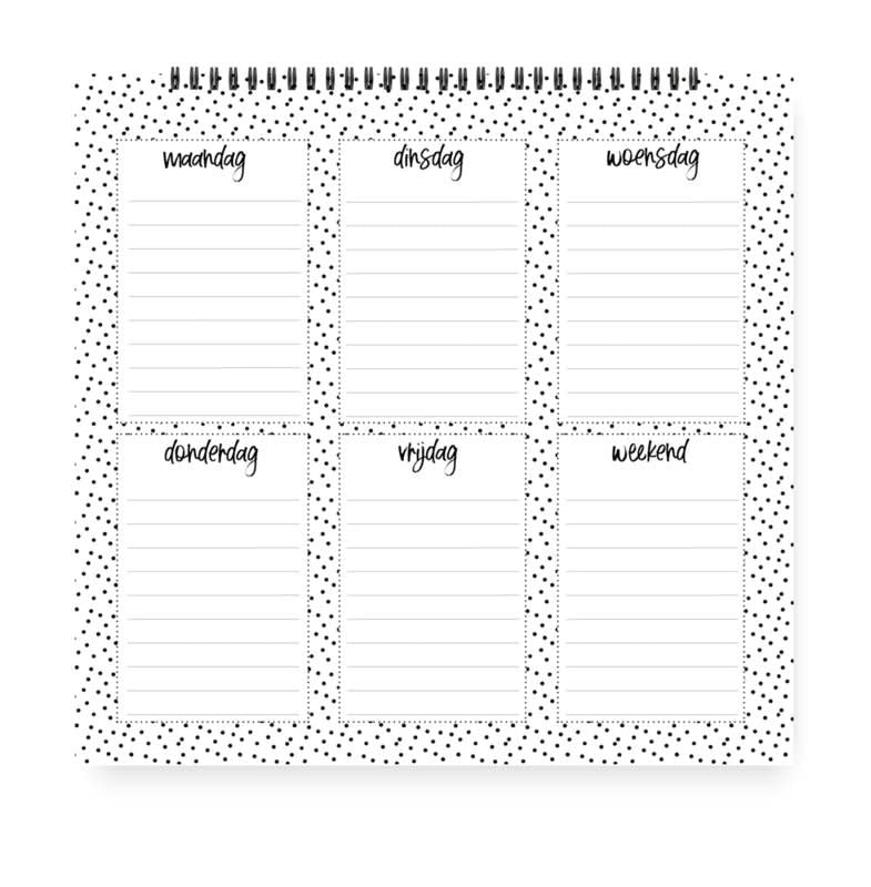 Winkeltje van Anne Lijstjes maken mij blij | Weekplanner