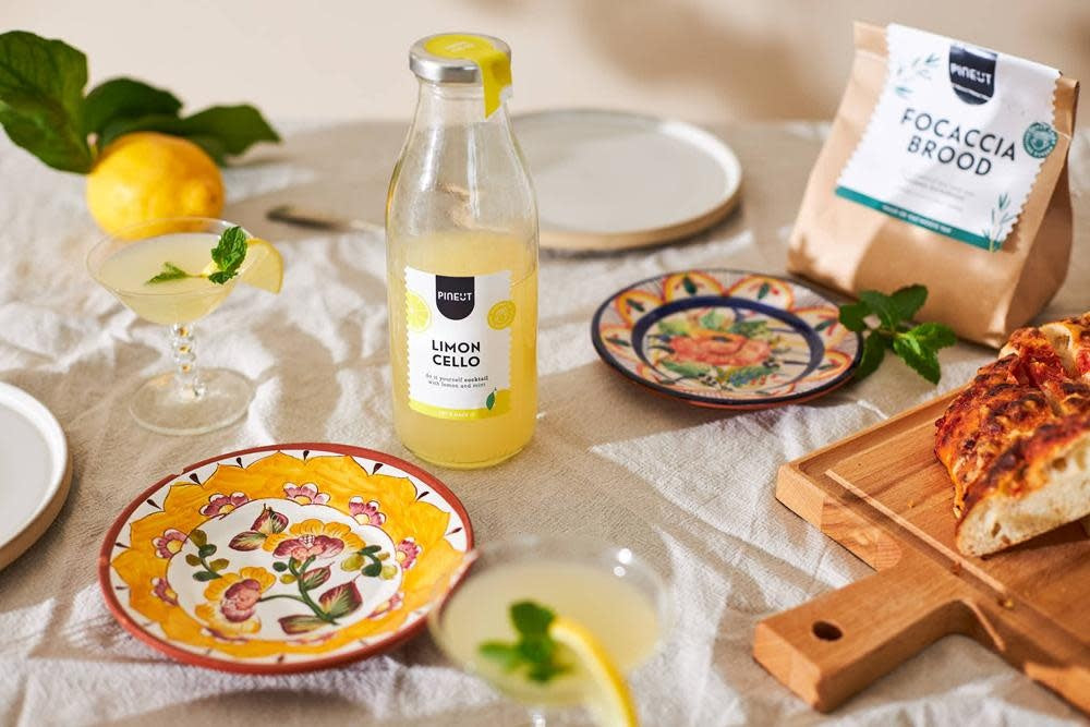 Pineut: Cocktail Fles Dutch Limoncello DIY