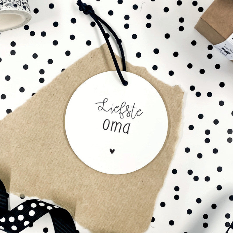 Winkeltje van Anne Mini roundie hanger | Liefste oma