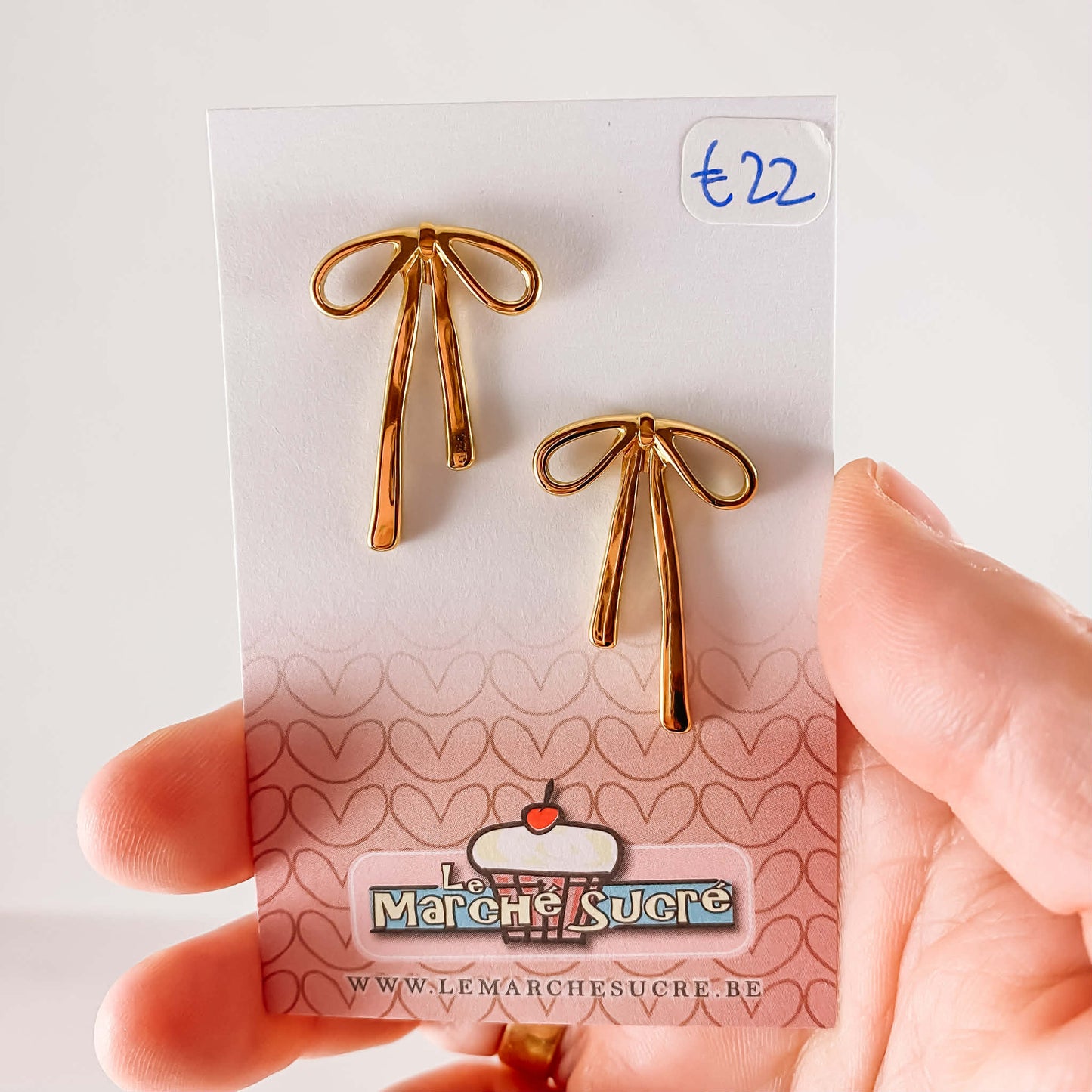 Le marché sucré: oorbellen - goud