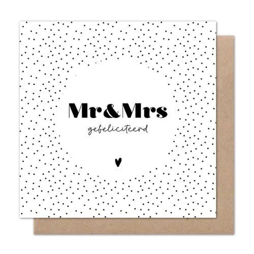Liefz: Dubbele kaart | Mr & Mrs