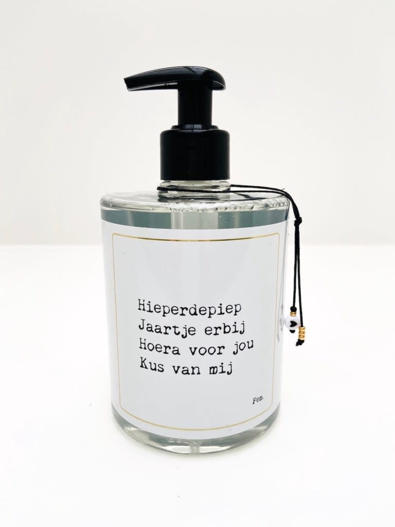 Papierpleziertjes: Handzeep - Hieperdepiep