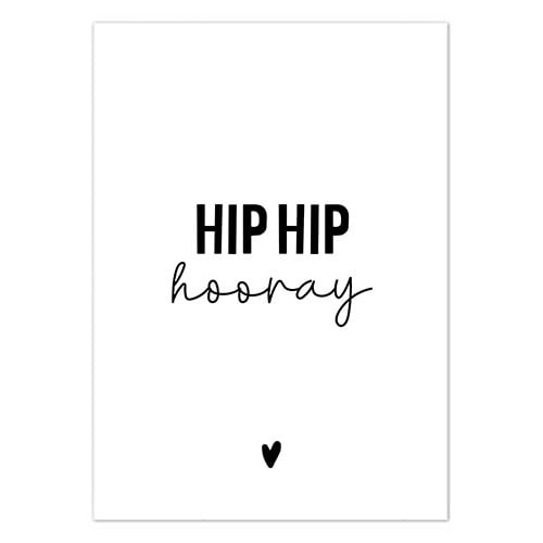 Liefz: kaart a6 - hip hip hooray