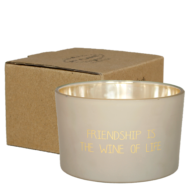 My Flame: SOJAKAARS MAT - FRIENDSHIP IS THE WINE OF LIFE - GEUR: FIG'S DELIGHT