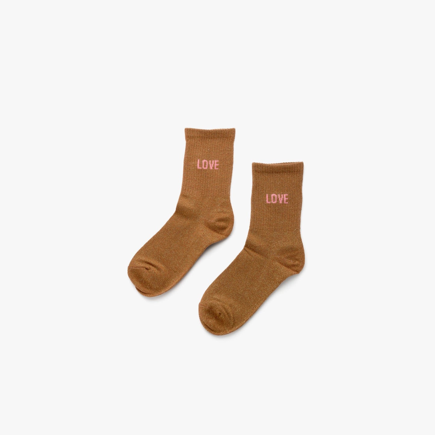 Liet & Joliet: sokken bruin LOVE