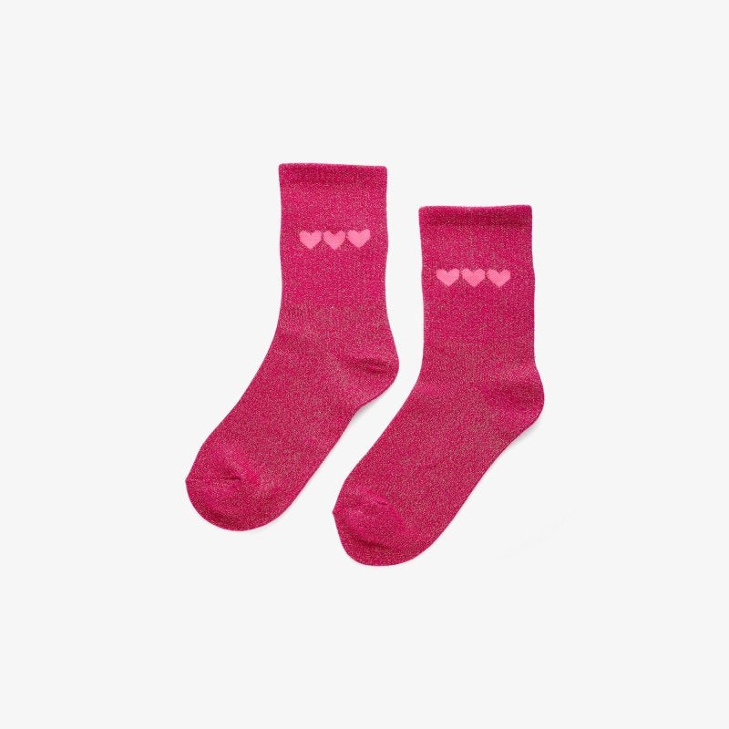Roze sokken | Hartjes