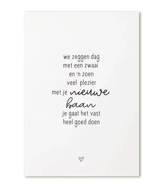 Zoedt: kaart a6 - nieuwe baan