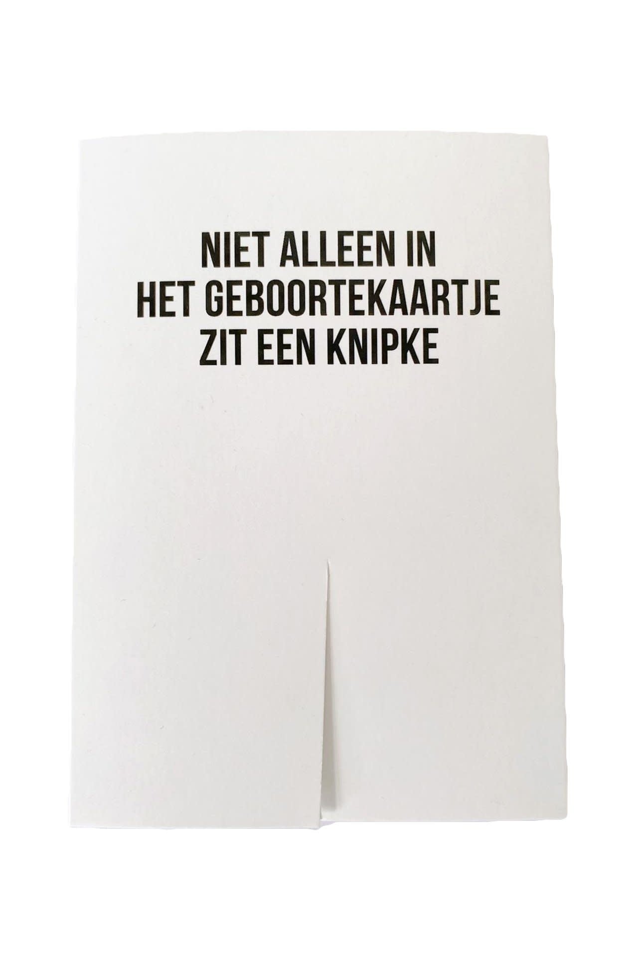 Karen François: Geboortekaartje: KNIPKE