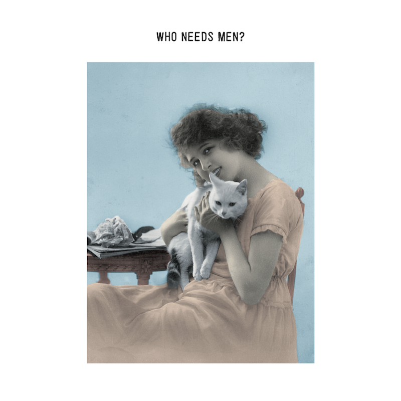 Kartoenfabriek kaart a6 Who needs men? (kat)