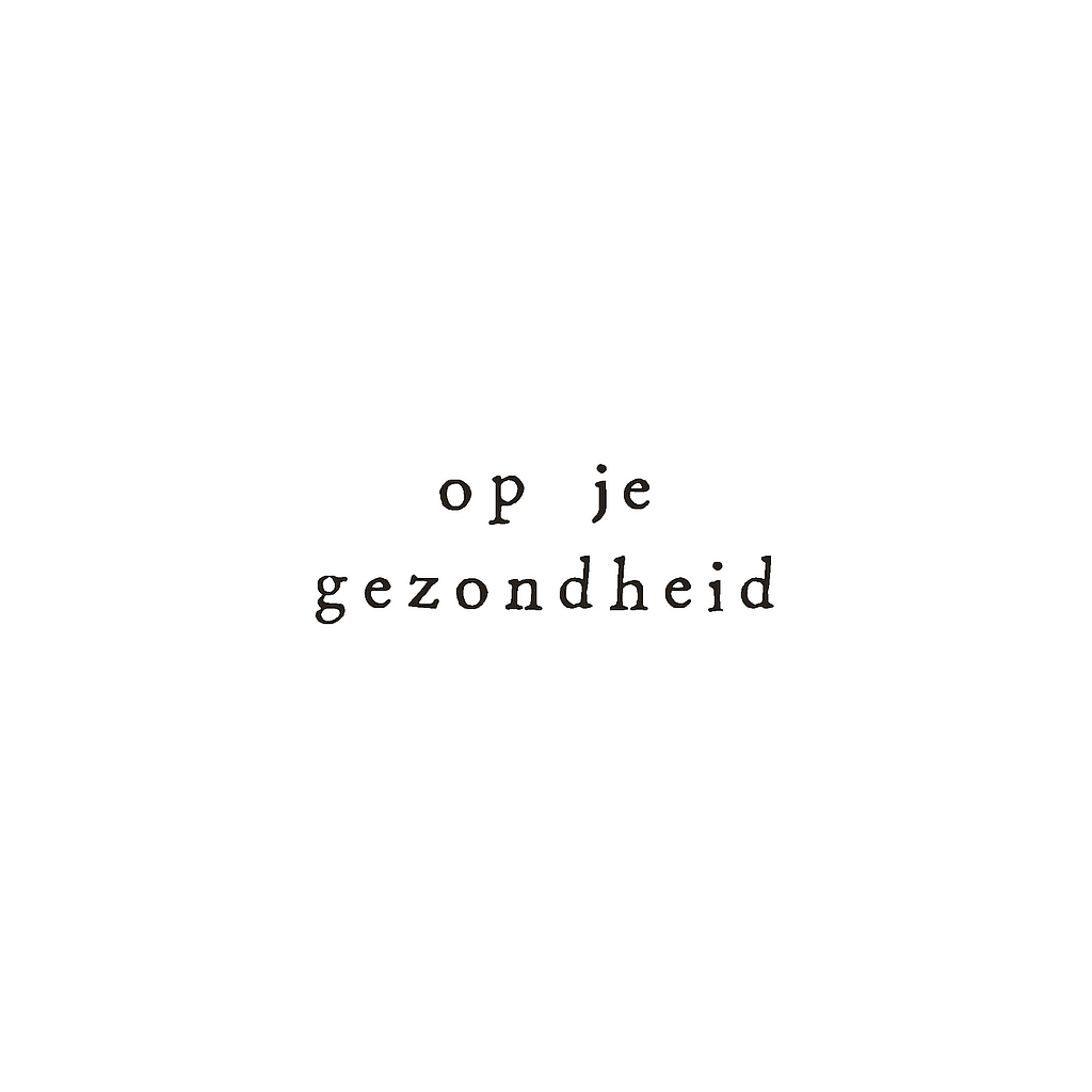 Ik pak je in: kaart Op je gezondheid