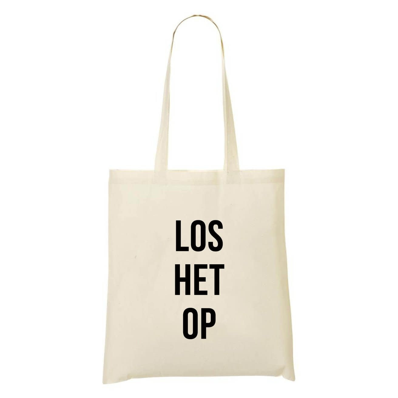 Karen François: totebag - LOS HET OP - wit