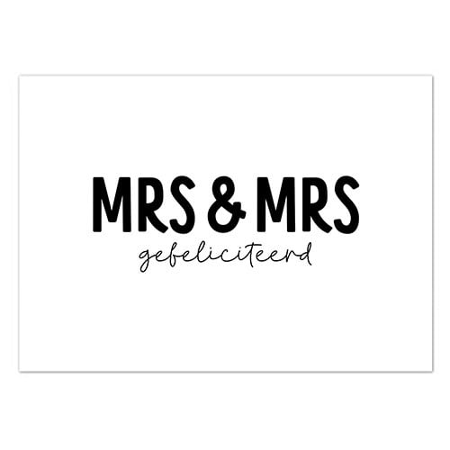 Liefz: kaart a6 - Mrs & Mrs