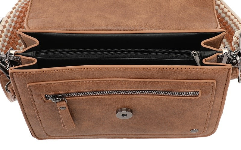 I'm dutch: handtas - schoudertasje Rione - camel