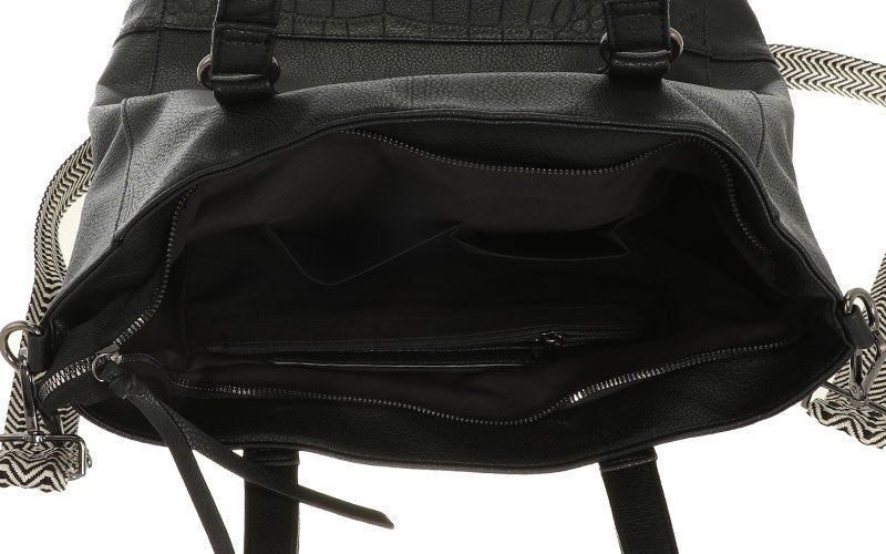 I'm dutch: handtas - schoudertas shopper Clever - Black