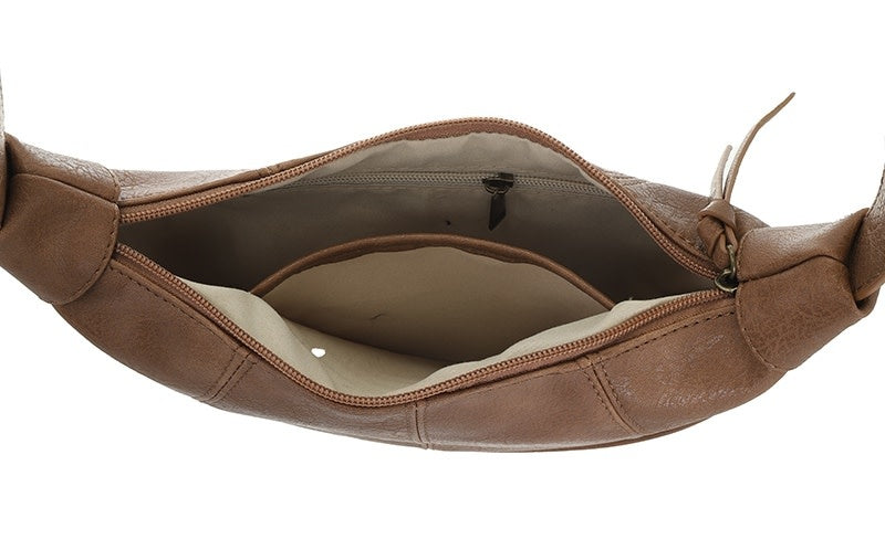 I'm dutch: handtas - crossbody tas Kyoto - camel