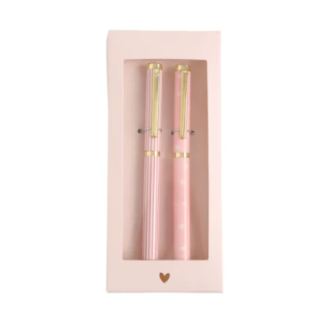 Stationery & gift: Pennenset | Pink Hearts