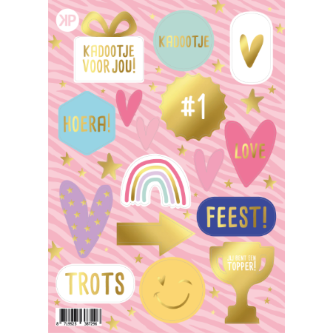 KP: stickervel a5 - trendy
