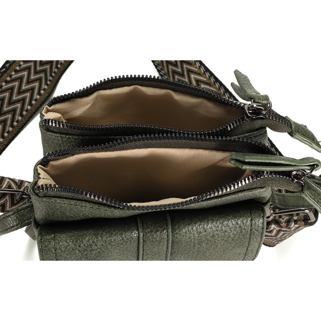 I'm dutch: Handtas - Dark green telefoon- en schoudertasje Tyler