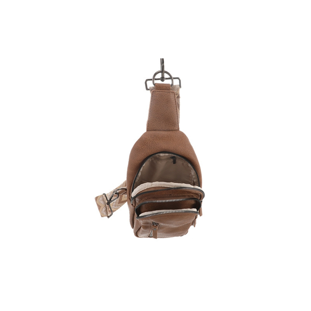 I'm dutch: handtas - Camel crossbodytas Mattie