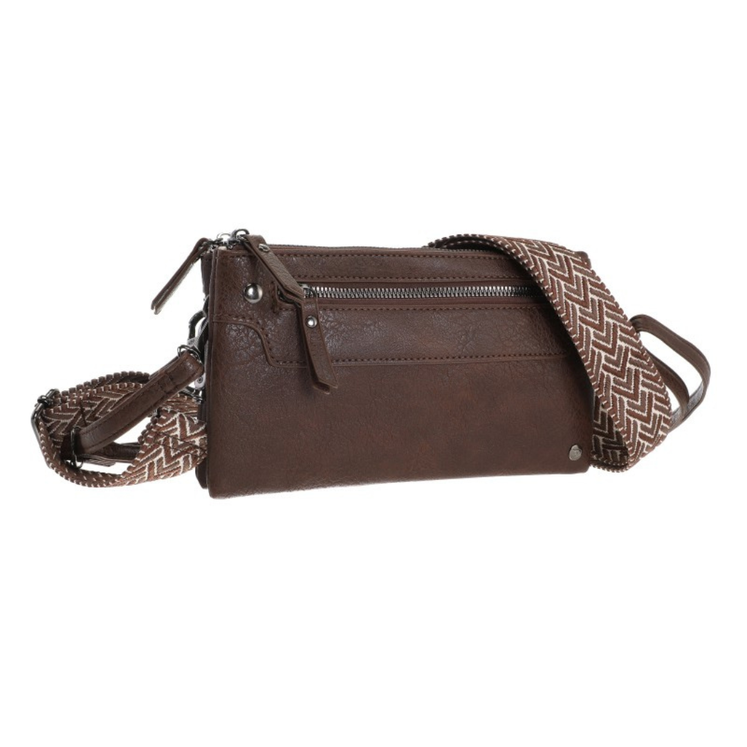 I'm dutch: Handtas - schoudertasje San Leo - Browny