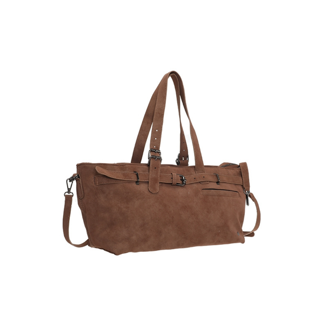 I'm dutch: handtas - shopper Windsor - camel