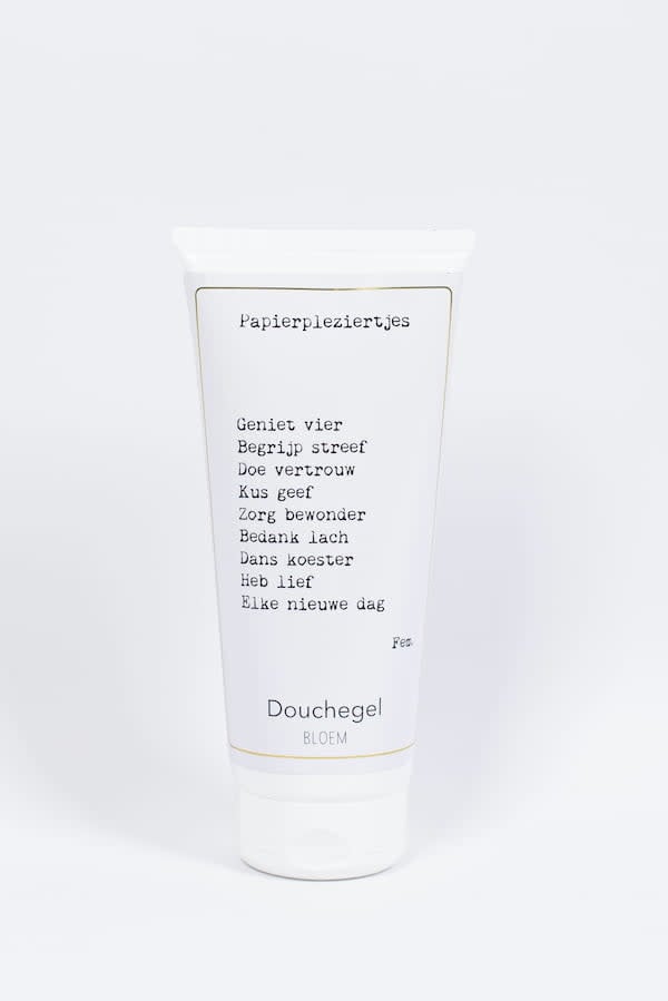 Papierpleziertjes - douchegel: elke nieuwe dag