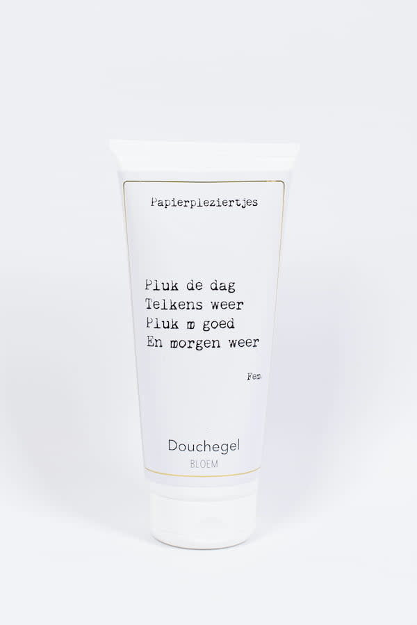 Papierpleziertjes - douchegel: pluk de dag