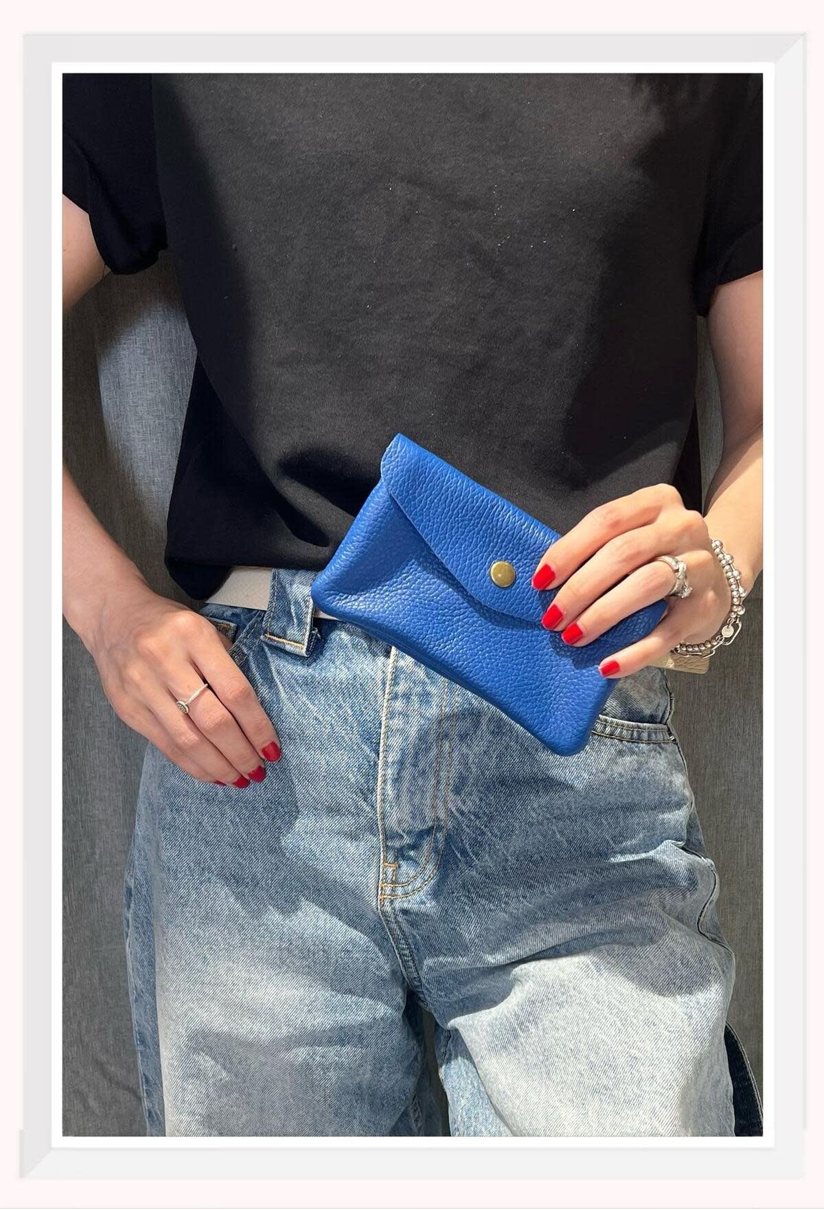 Portemonneetje groot - blauw