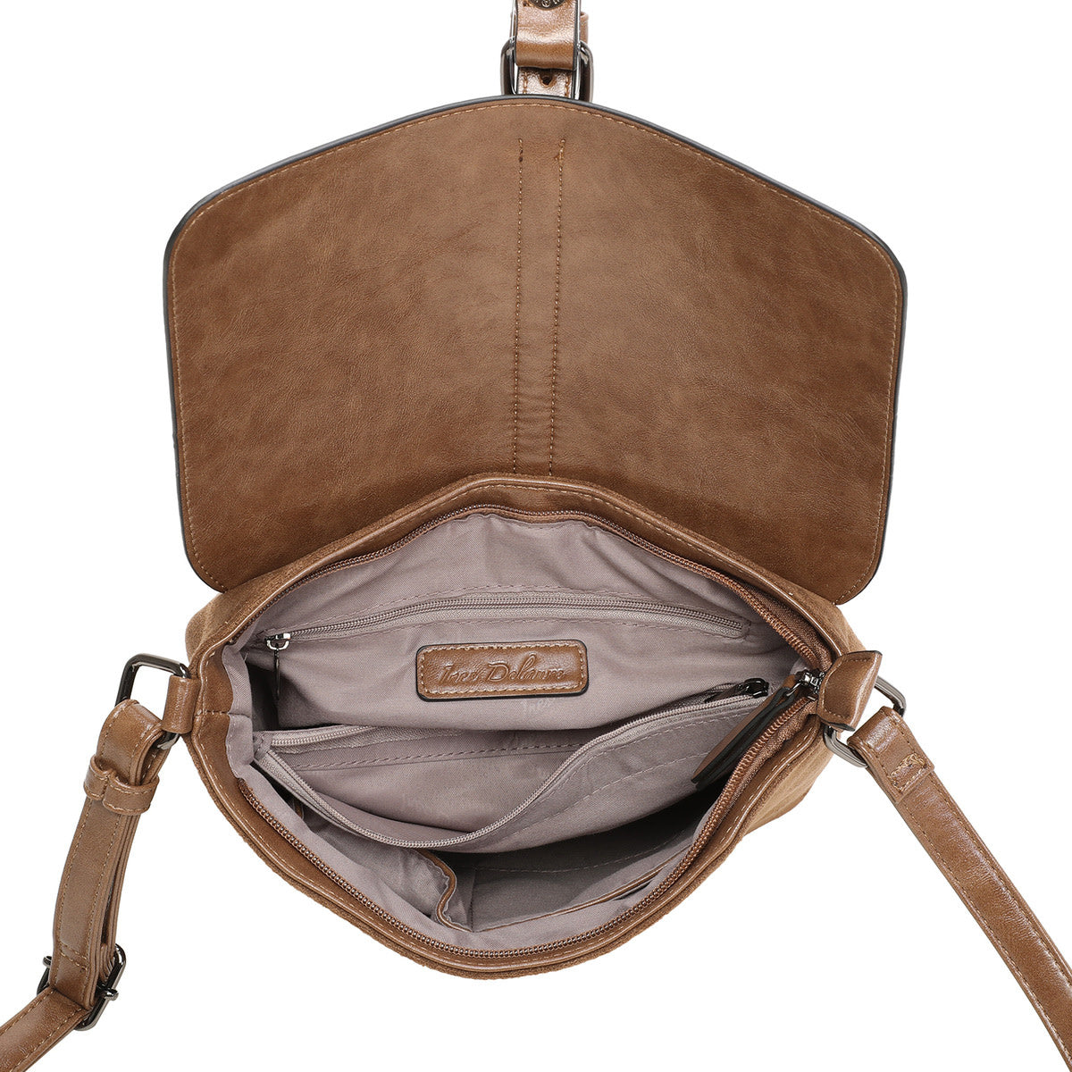 Ines Delaure: handtas - cappuccino