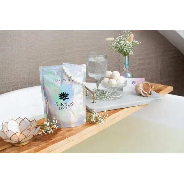 Sensus Lotus: Magisch badpoeder - 60 gr. - Pearl white