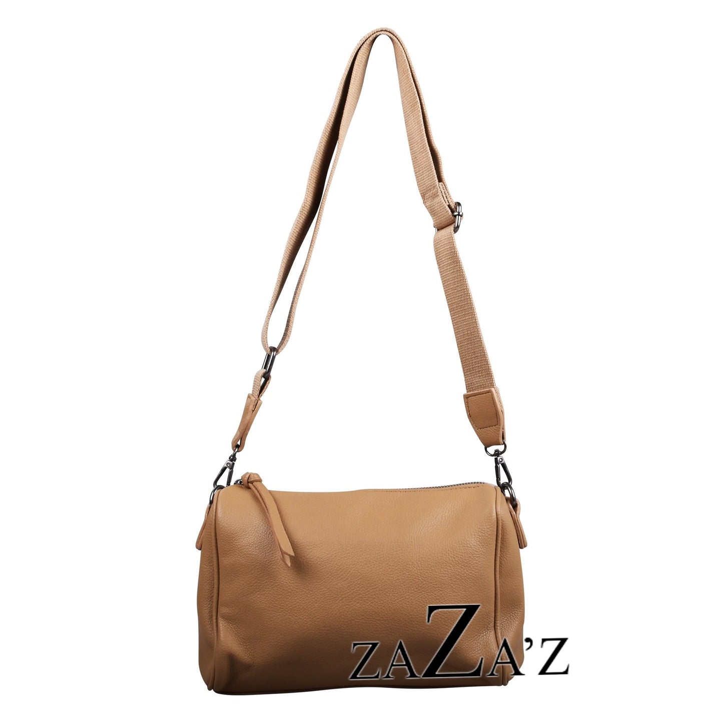 Zaza'z: handtas - bruin