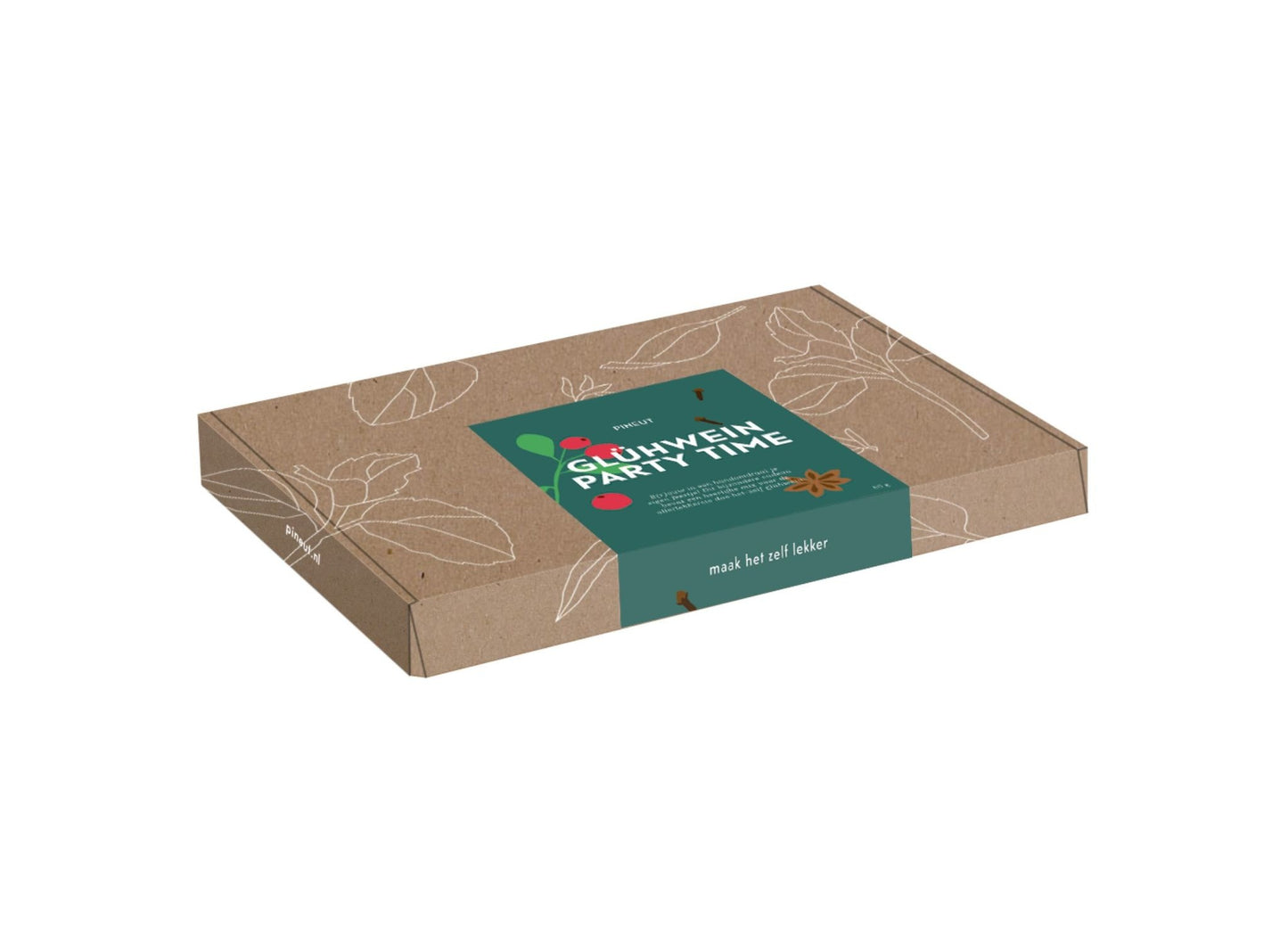 Pineut Brievenbusdoosje Gluhwein Rood