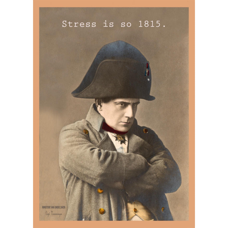 ministerie van unieke zaken kaart a6 stress is so 1815