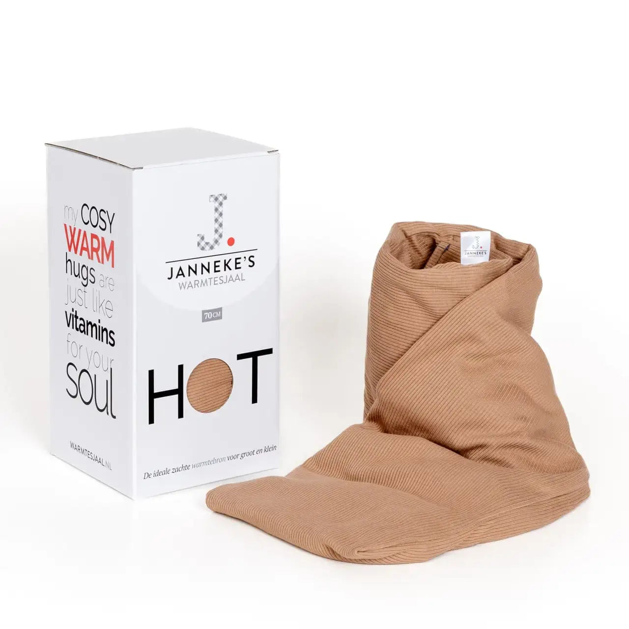 Jannekes warmtesjaal: Warmtesjaal cacao
