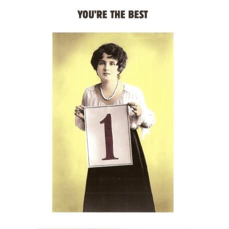 Kartoenfabriek kaart a6 You're the best