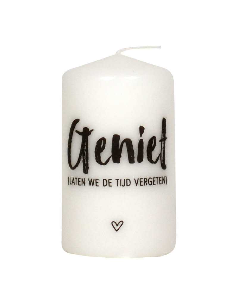 zoedt kaars klein Geniet (laten we de tijd vergeten)