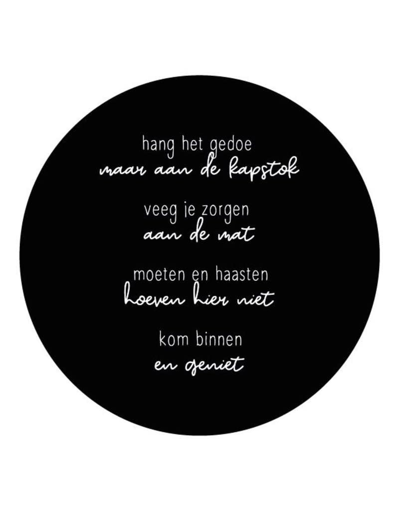 zoedt muurcirkel 20 cm kom binnen en geniet