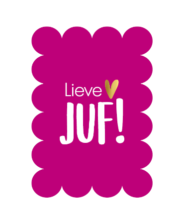 KP: kaartje a6 - Lieve juf