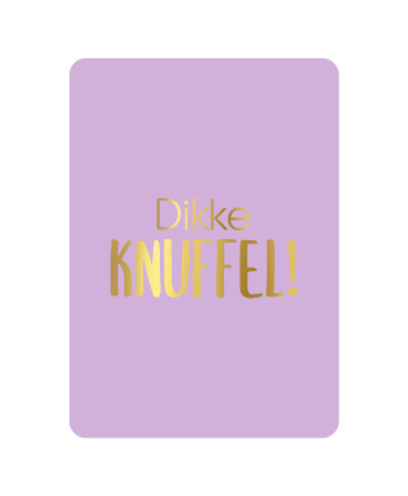 KP: kaartje a6 - Dikke knuffel!