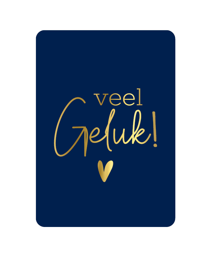 KP: kaartje a6 - Veel geluk