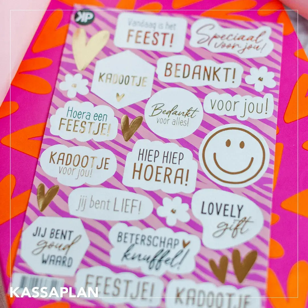 KP: stickervel a5 - algemeen voorjaar