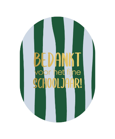 KP: kaartje a6 - Bedankt voor het fijne schooljaar! (kleur)